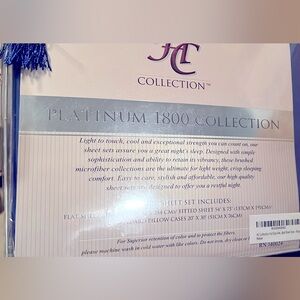Royal blue full size sheet set